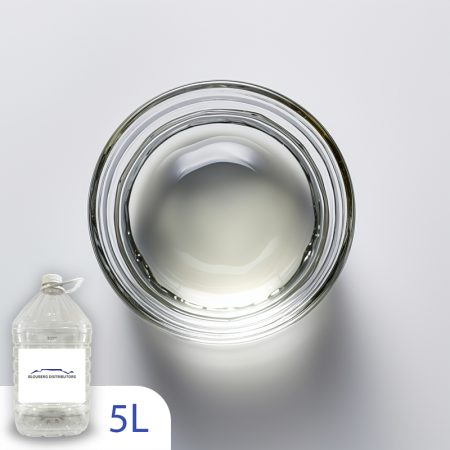 5L White Vinegar - Bulk container of white vinegar, ideal for culinary and household uses.