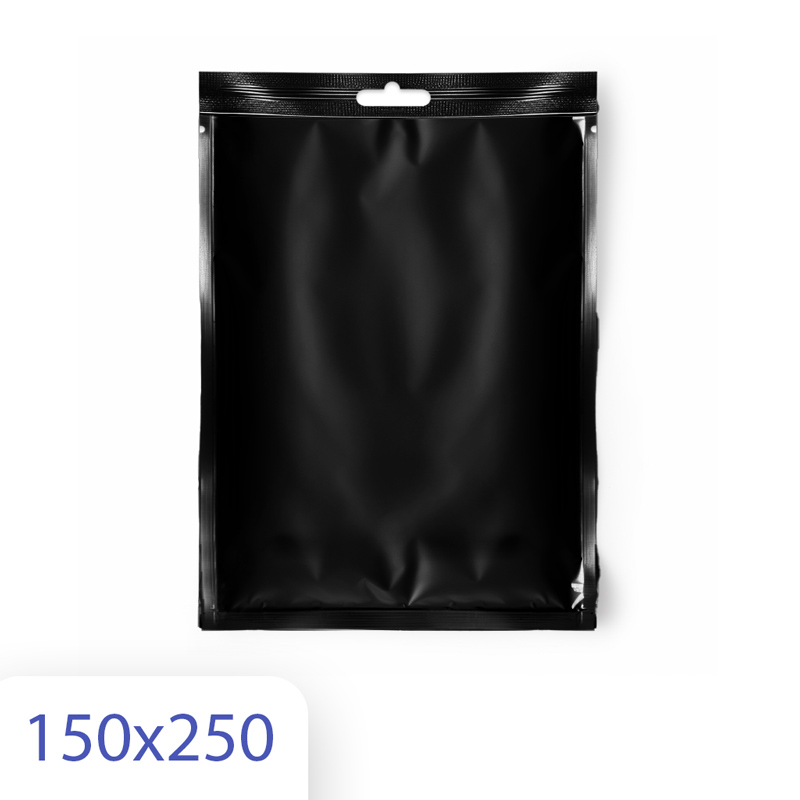 black-vacuum Black Vacuum Bags - Sleek and practical black bags designed for vacuum sealing, ideal for preserving freshness and storage