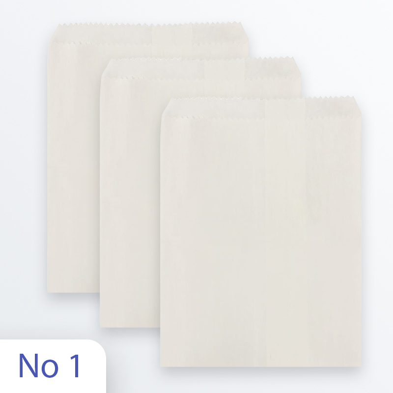 greaseproof-no1 Greaseproof No1 Food Paper Packet - Packaging made from grease-resistant paper, suitable for wrapping and storing food items
