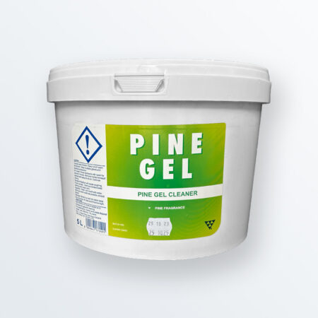 5L Pine Gel - Large container of pine-scented gel for effective cleaning and refreshing fragrance