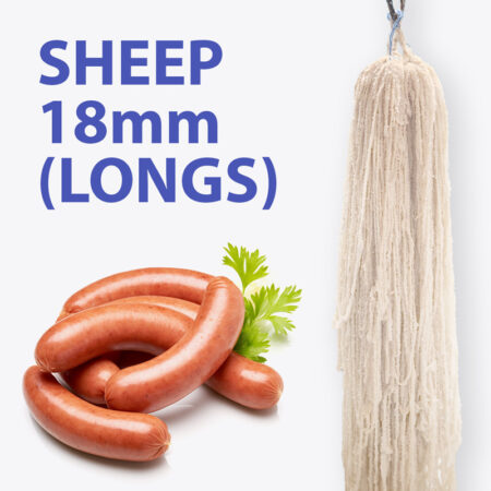 Natural Sheep Casings - 18mm (Longs)