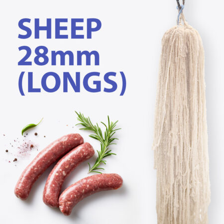 Natural Sheep Casings - 28mm (Longs)