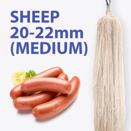 Natural Sheep Casings - 20/22mm (Medium)
